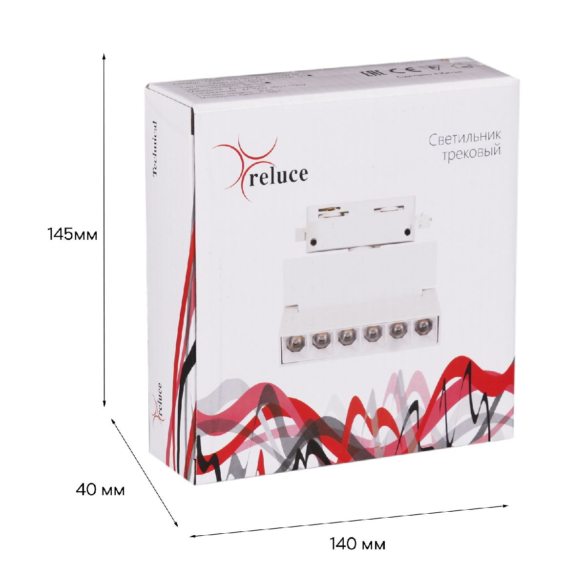 трековый однофазный светильник reluce 06187-9.3-001qy led10w wt