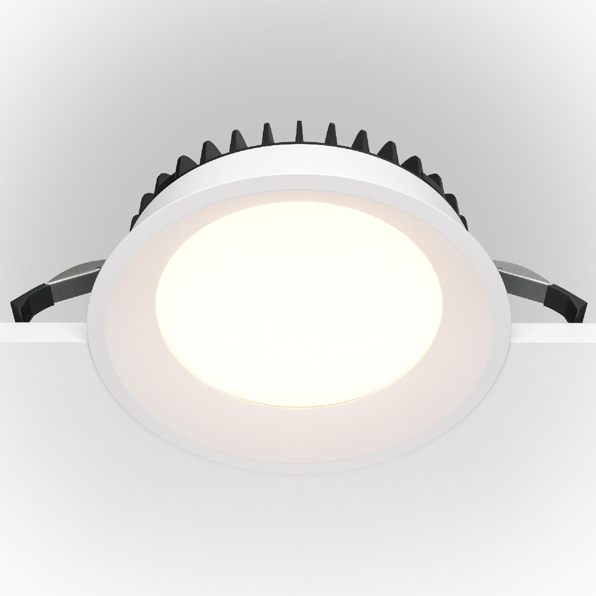 встраиваемый светильник maytoni technical okno dl053-24w4k-w