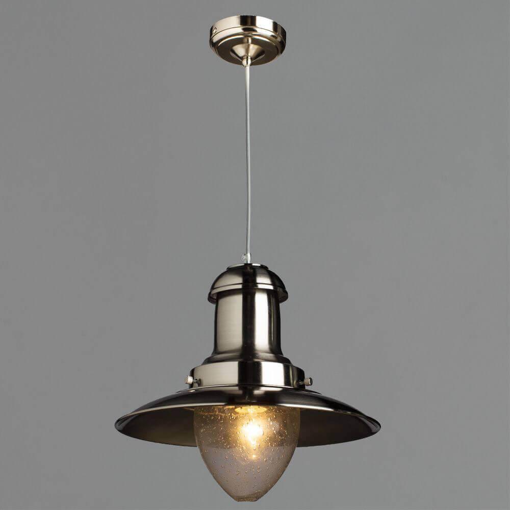 подвесной светильник arte lamp fisherman a5530sp-1ss