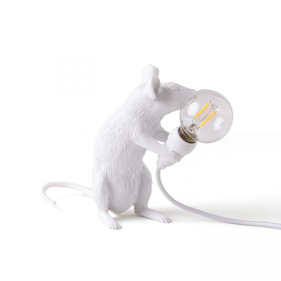 настольная лампа mouse lamp sitting usb seletti