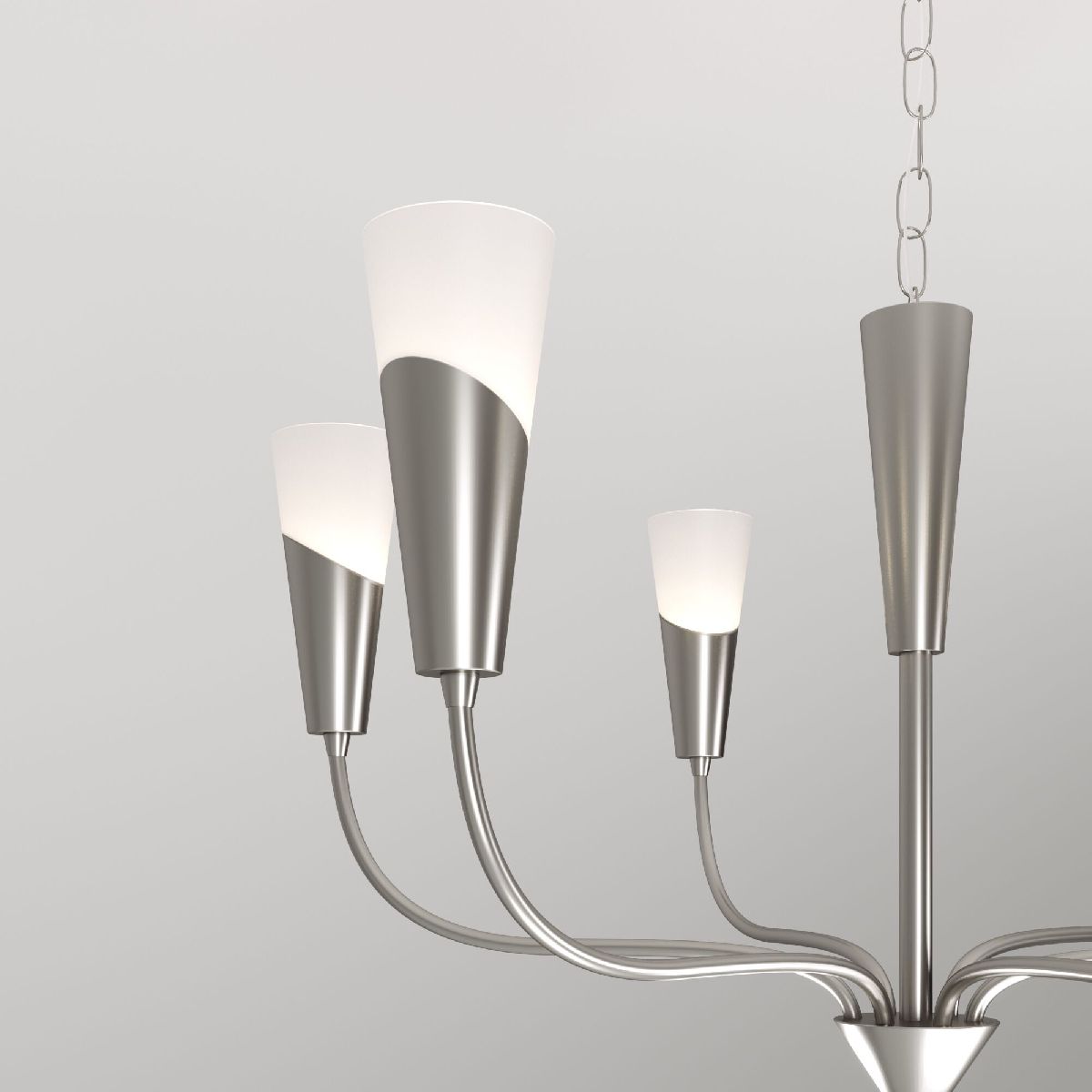 подвесная люстра eurosvet 60167/6 никель smart a068284