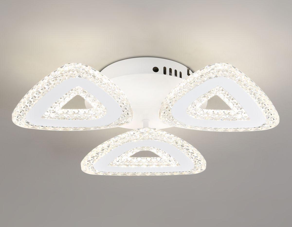 потолочная светодиодная люстра ambrella light acrylica original fa4018