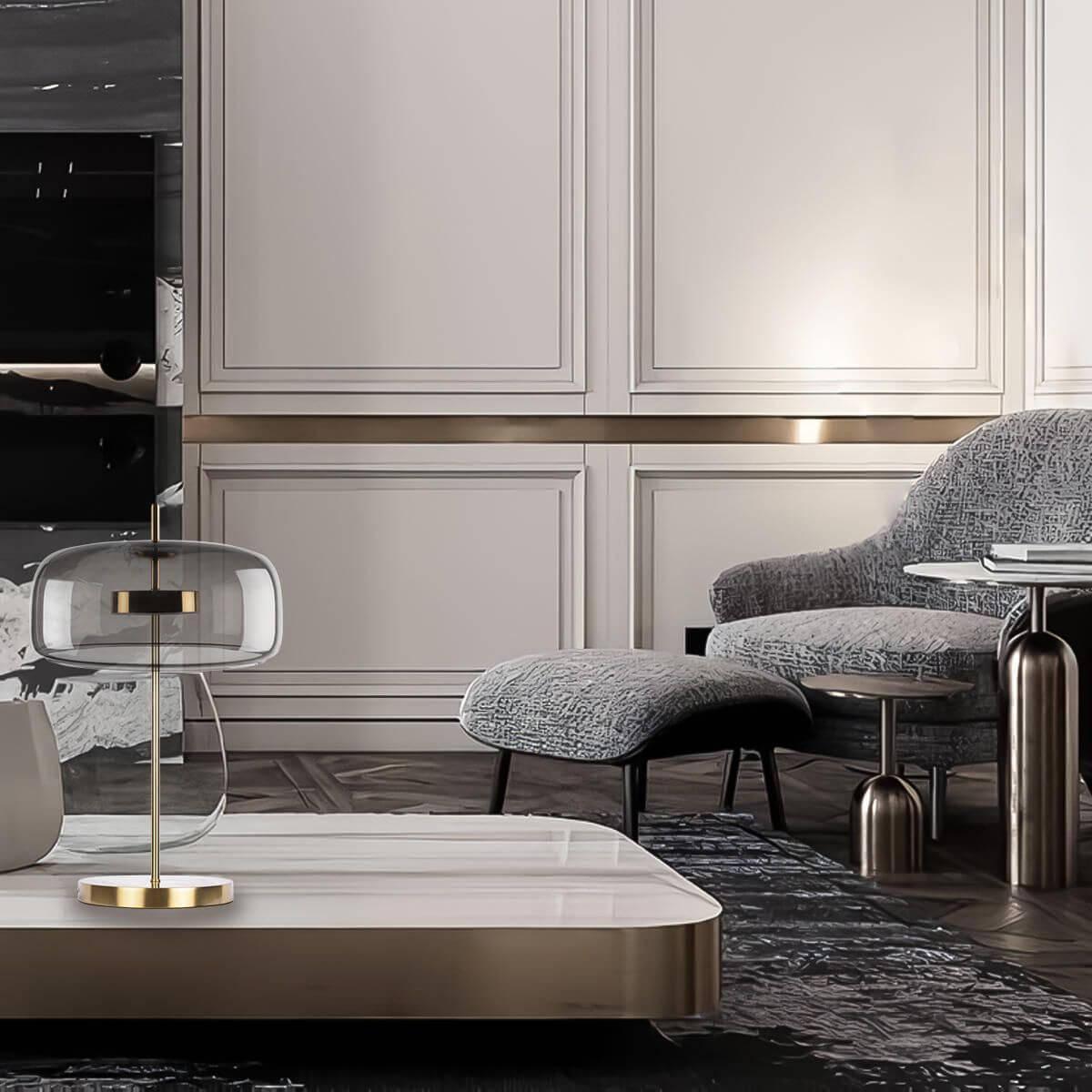 настольная лампа loft it dauphin 10041t/b