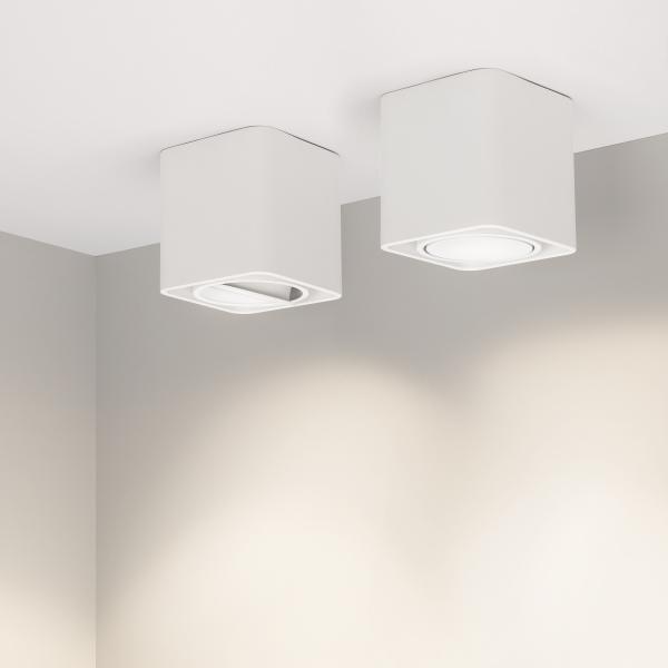 потолочный светодиодный светильник arlight sp-cubus-s100x100-8w day4000 036048