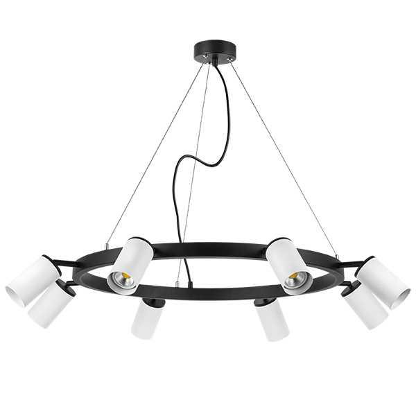 подвесная люстра lightstar rullo (571018+214436-8) lr018368