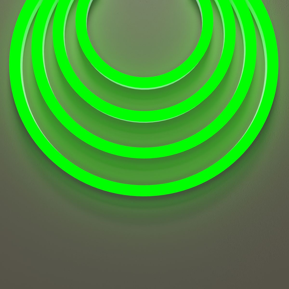 гибкий неон maytoni led strip 25x13 220в 8вт/м green ip65 50м 201234