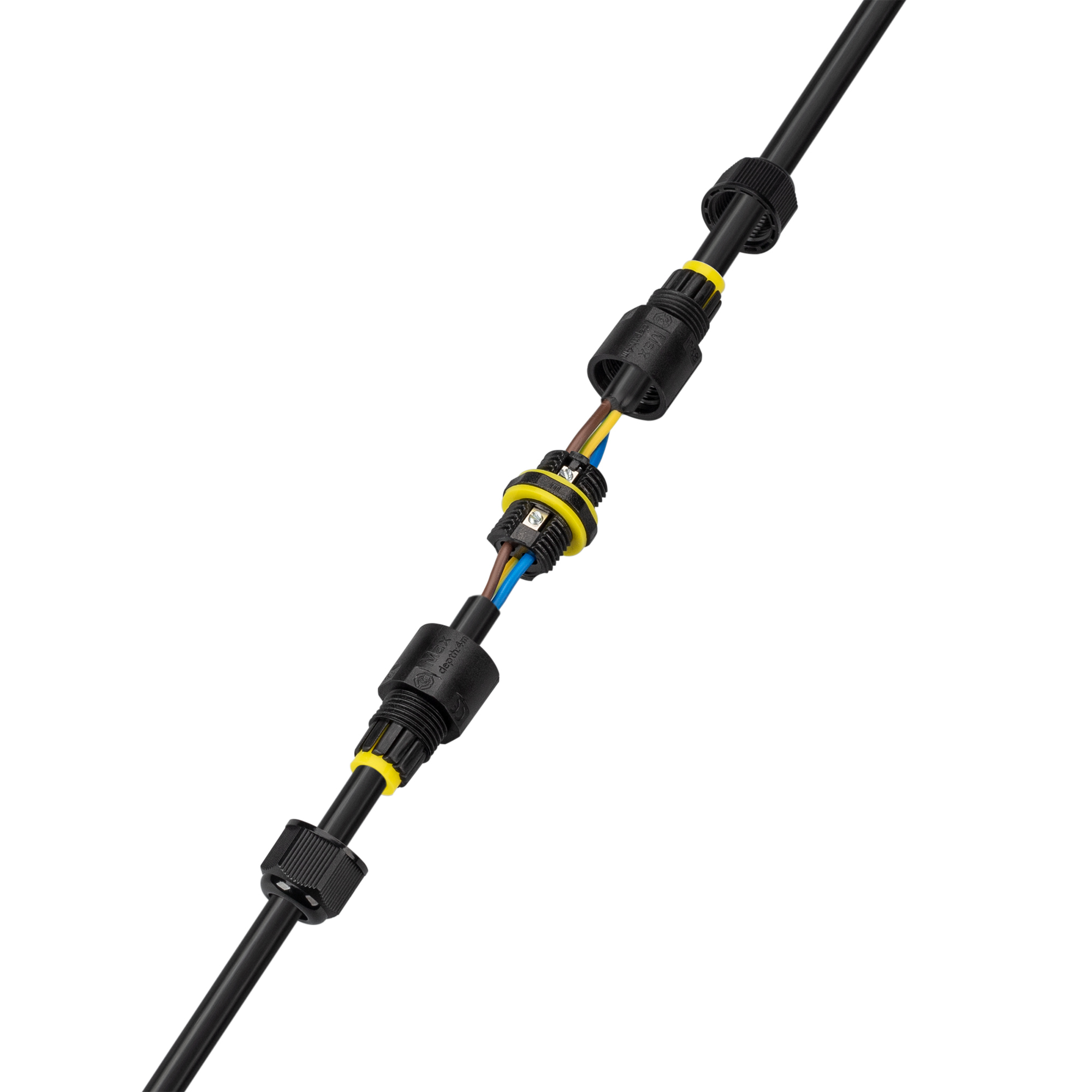 коннектор arlight neo-germ-3pin-wtw (4-8mm) 030756