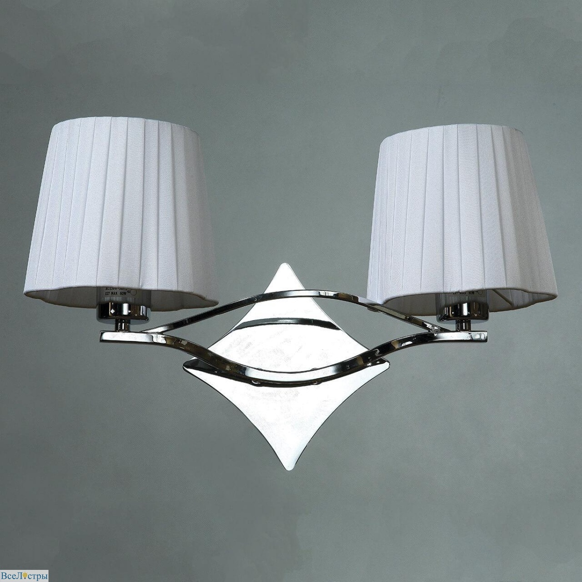 бра brizzi bb03203/2 chrome