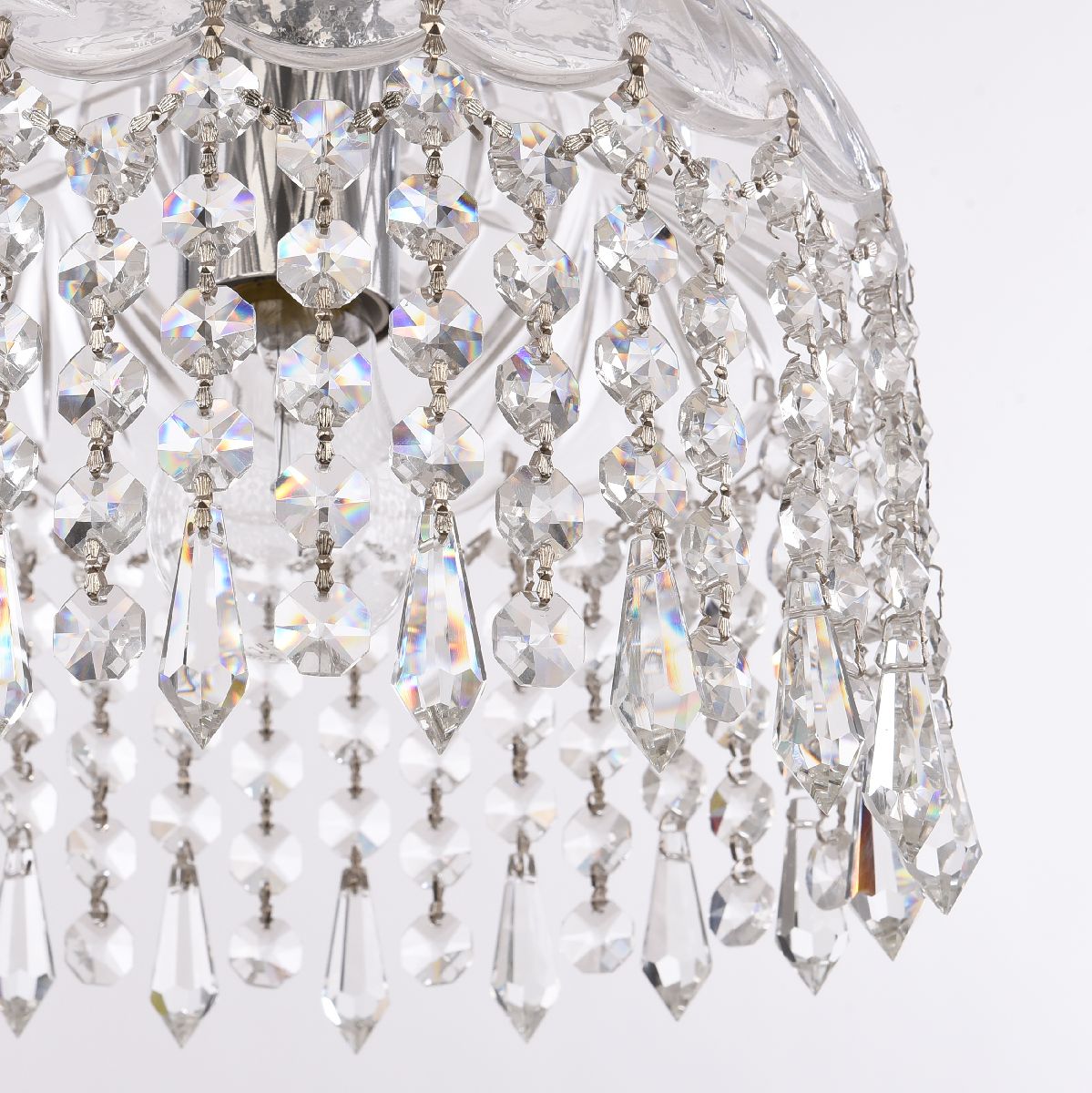 подвесной светильник bohemia ivele crystal 14781p/22 ni drops