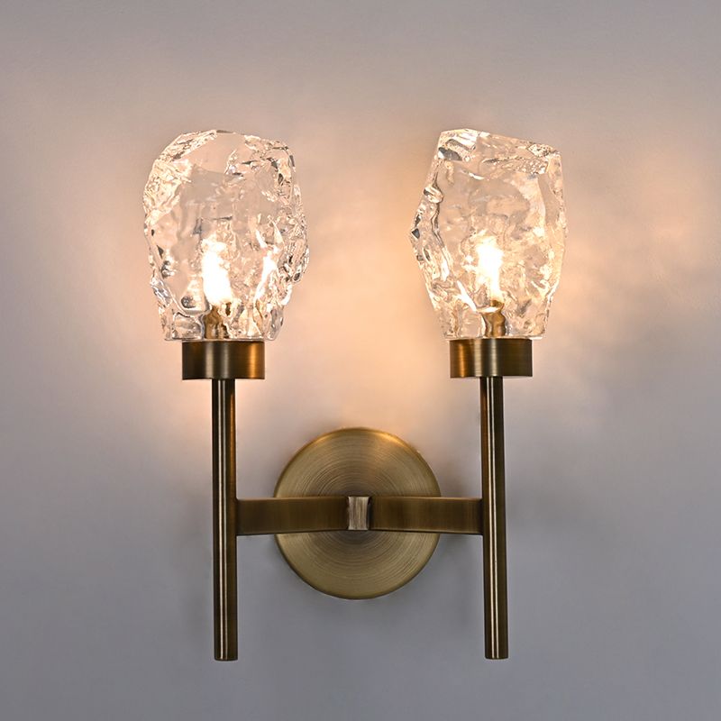 бра delight collection brwl7071-02 antique brass