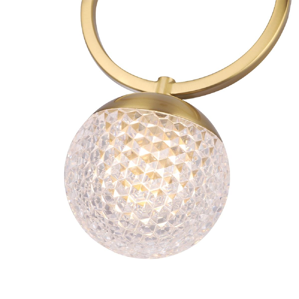 подвесной светильник crystal lux carolina sp1 v1 brass