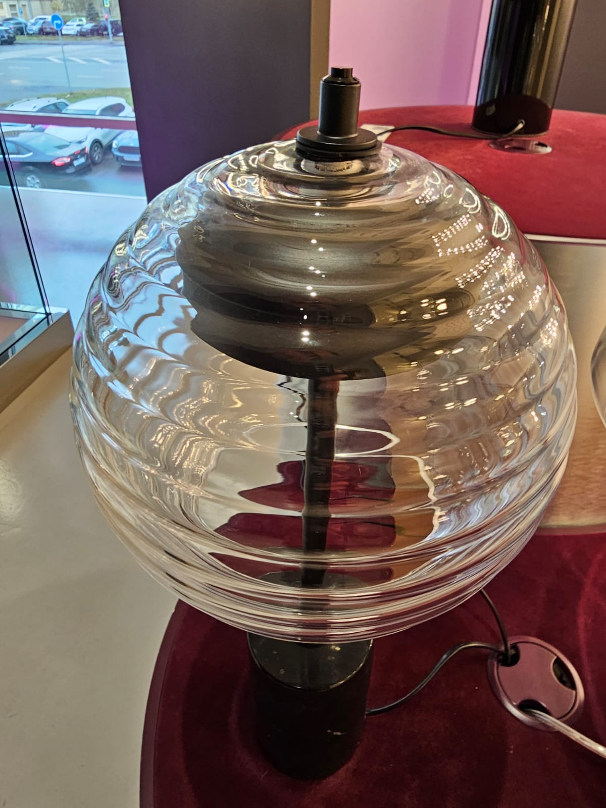настольная лампа maytoni rueca p060tl-l12bk mystic