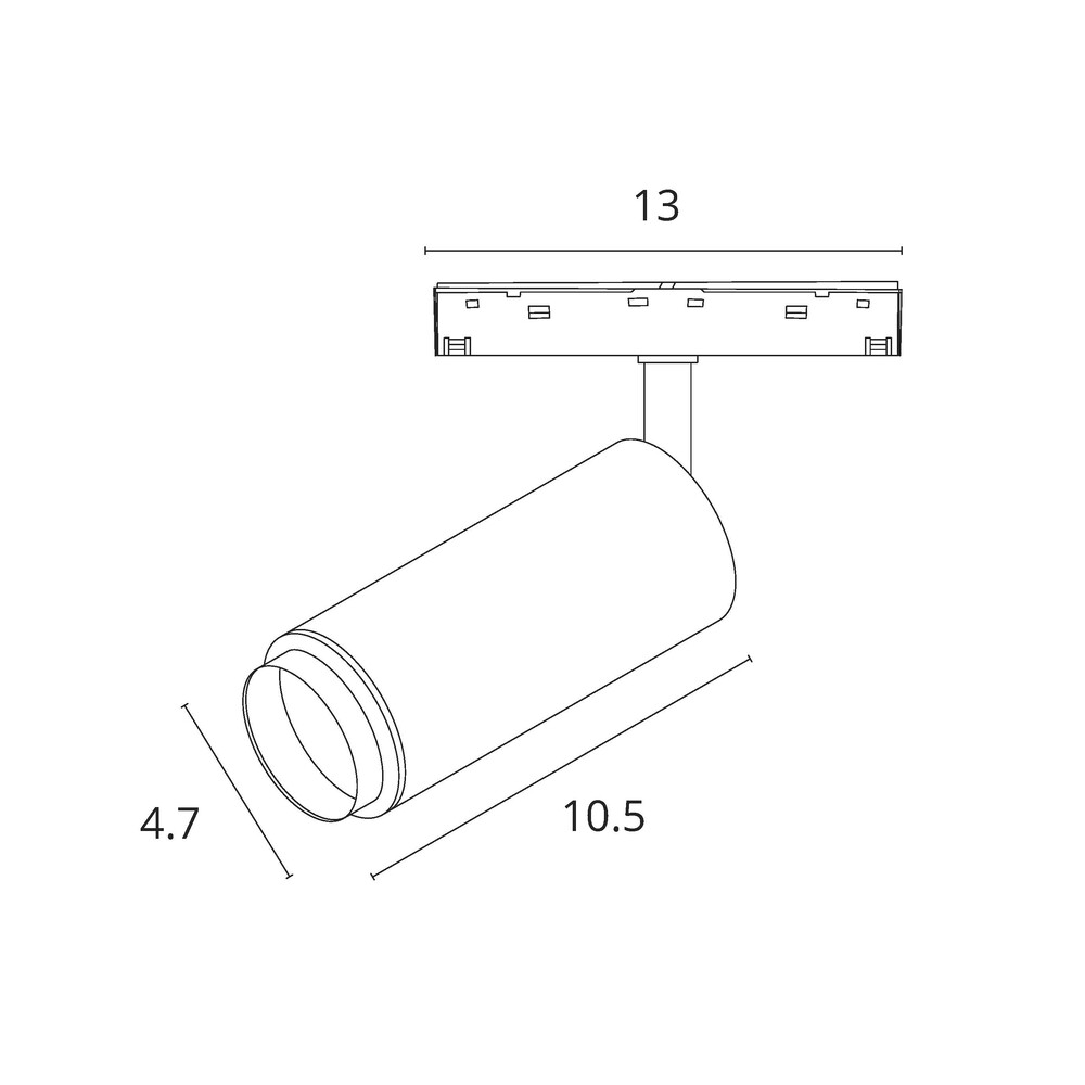 стойка одноуровневая сквозная arte lamp optima-accessories a752006i