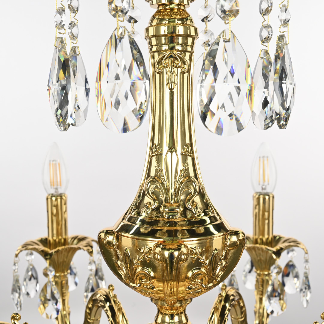 подвесная люстра bohemia ivele crystal al79101/8/250 b g