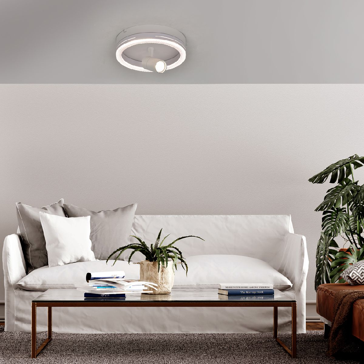 потолочный светильник escada 20044sma/02led wh