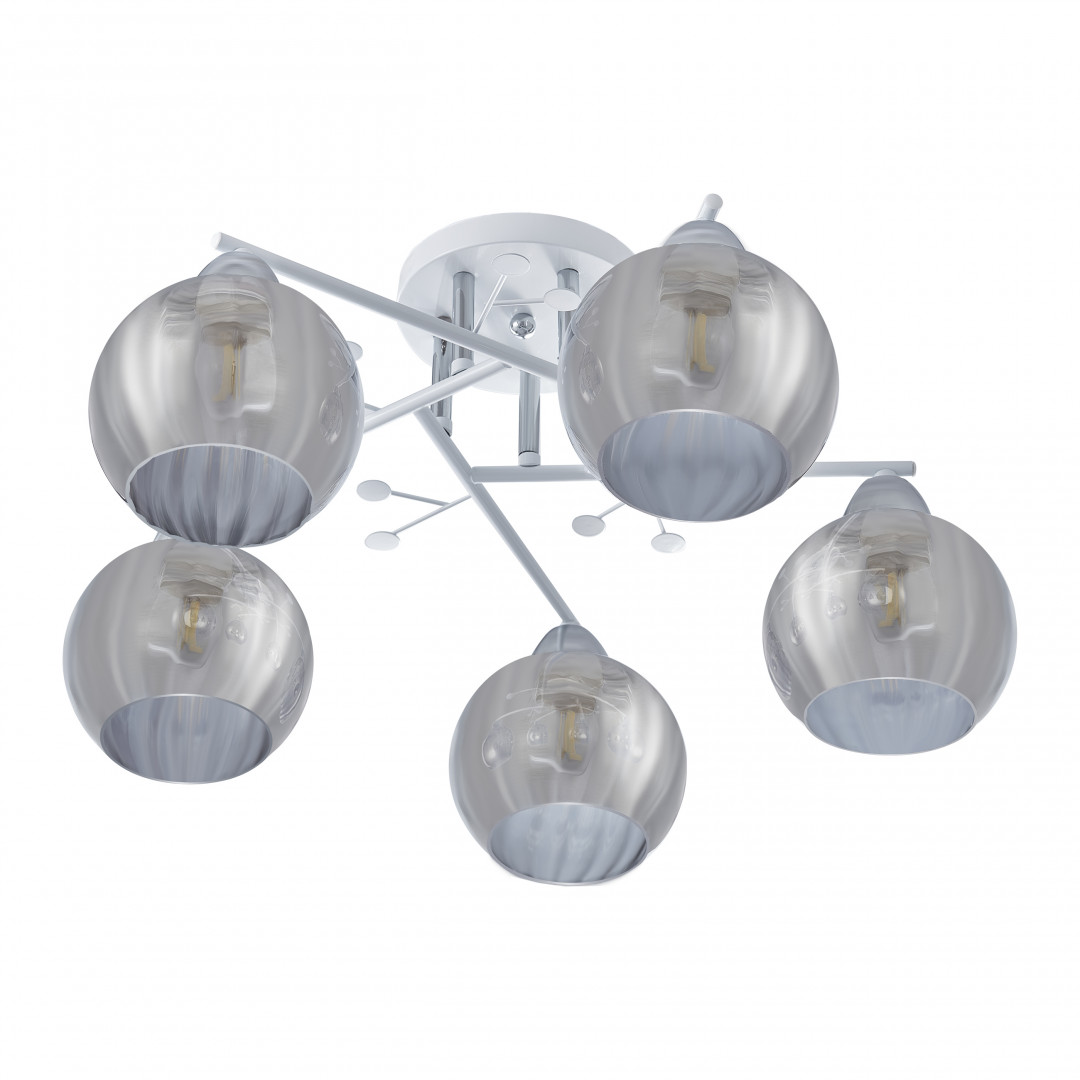 потолочная люстра arte milano amalfi 326508/5 wh+cr