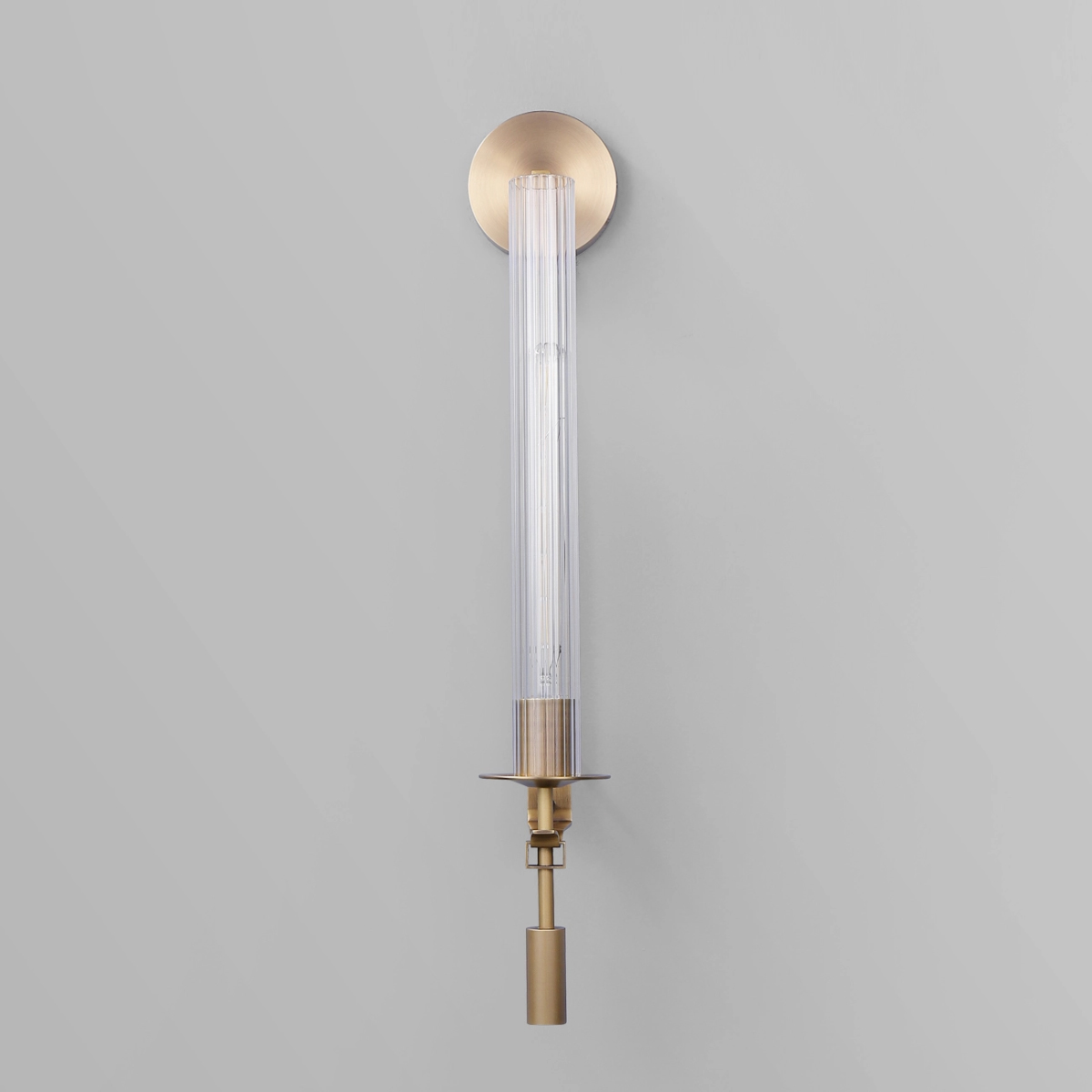 бра delight collection mt8615-1w antique brass