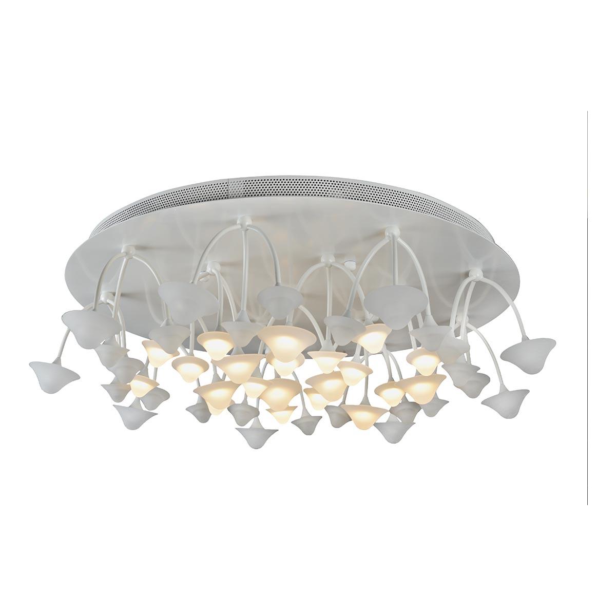 потолочная светодиодная люстра iledex darner c50068/16y wh