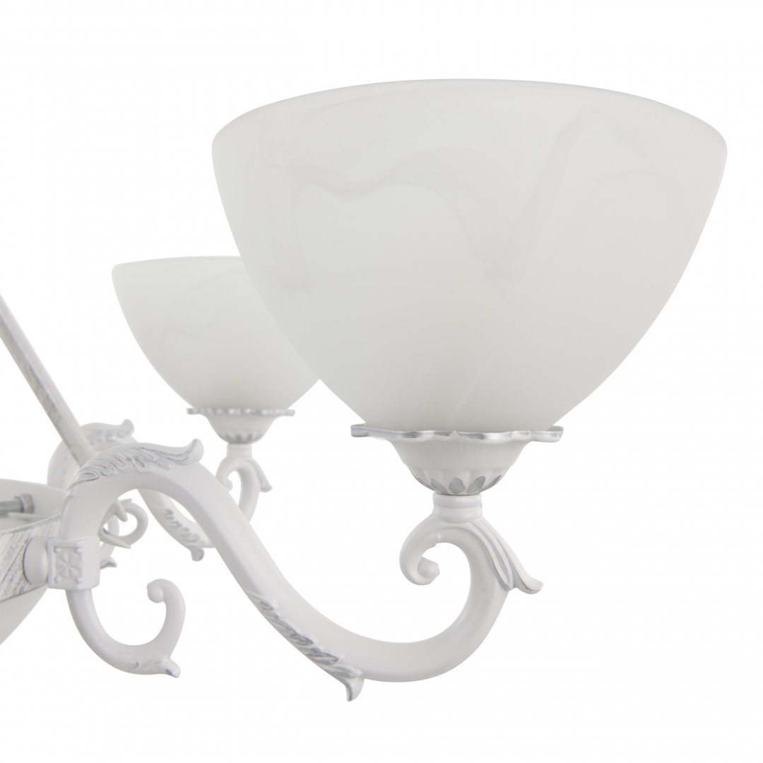 подвесная люстра arte milano 340518/6-3 wt+sl