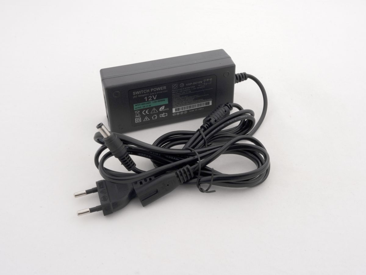 адаптер leds power 4а 12в (48вт) 003221
