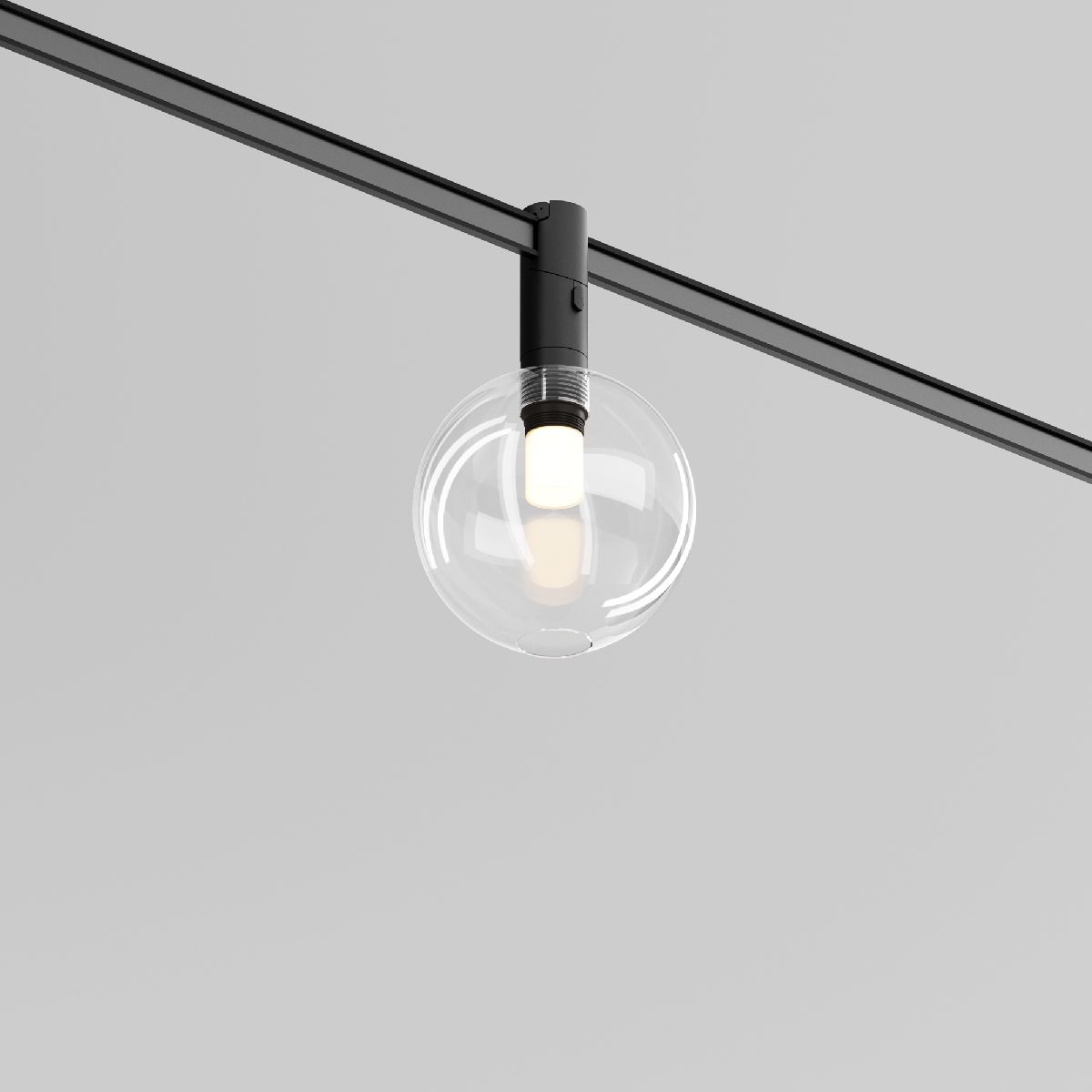 трековый магнитный светильник maytoni bubble tr205-1-3w3k-b