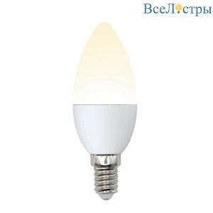 LED-C37-6W/WW/E14/FR/MB PLM11WH картон
