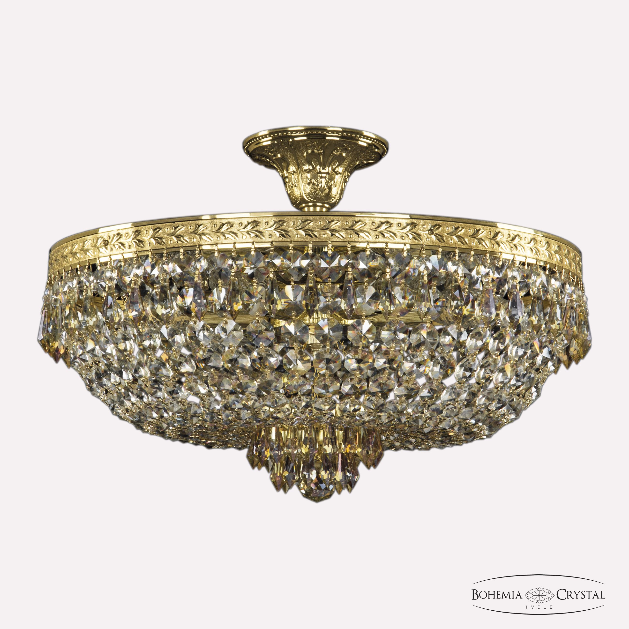 потолочная люстра bohemia ivele crystal 19271/45iv g r801