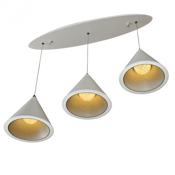 подвесной светодиодный светильник iledex moon wl8858-3a wh