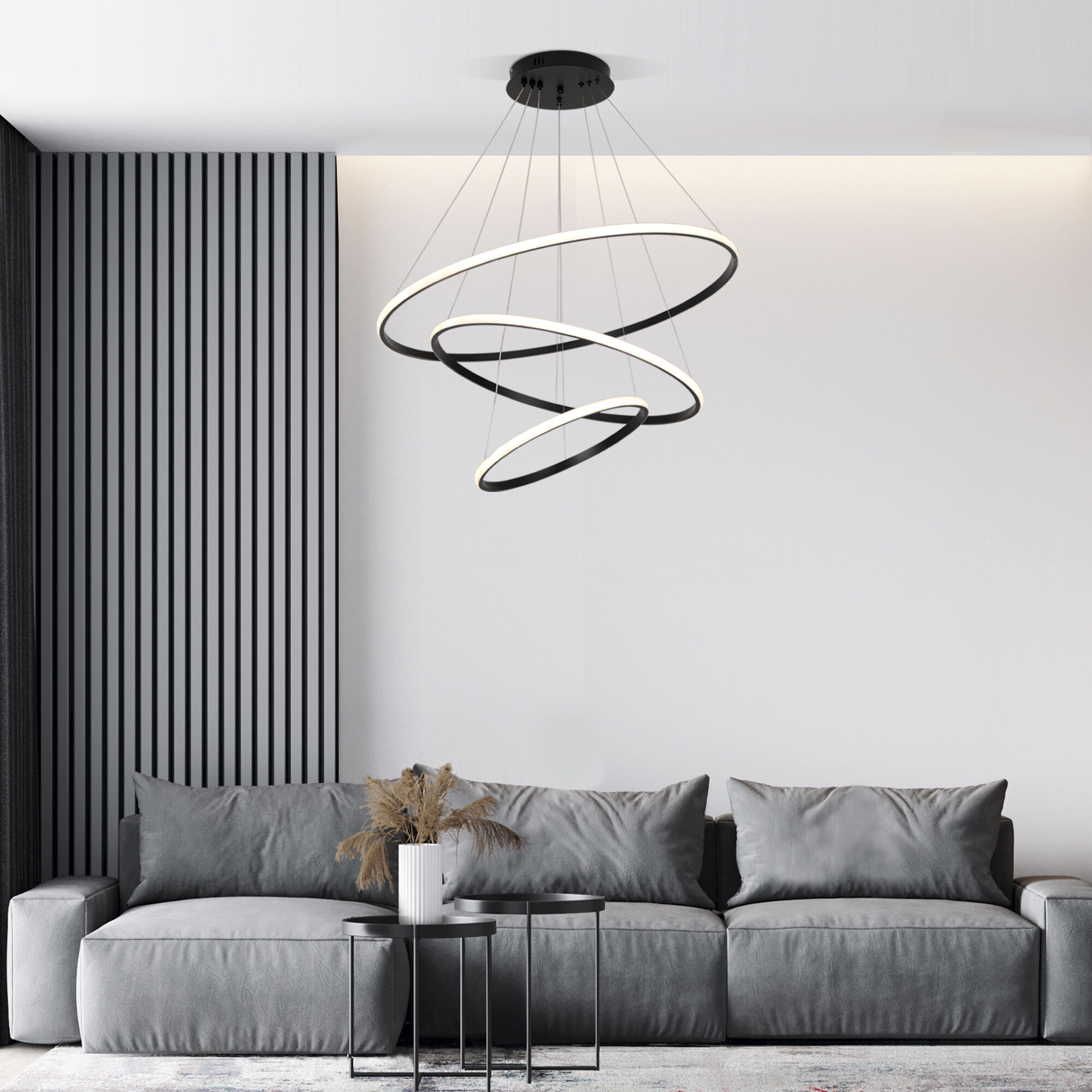 подвесная люстра eurosvet collars 90264/3 черный