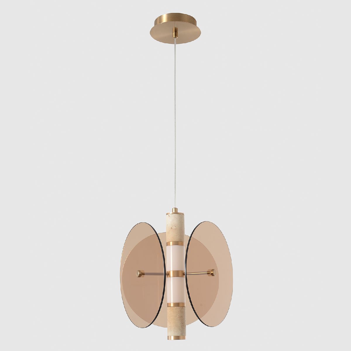 подвесной светильник crystal lux amarillo sp12w led brass