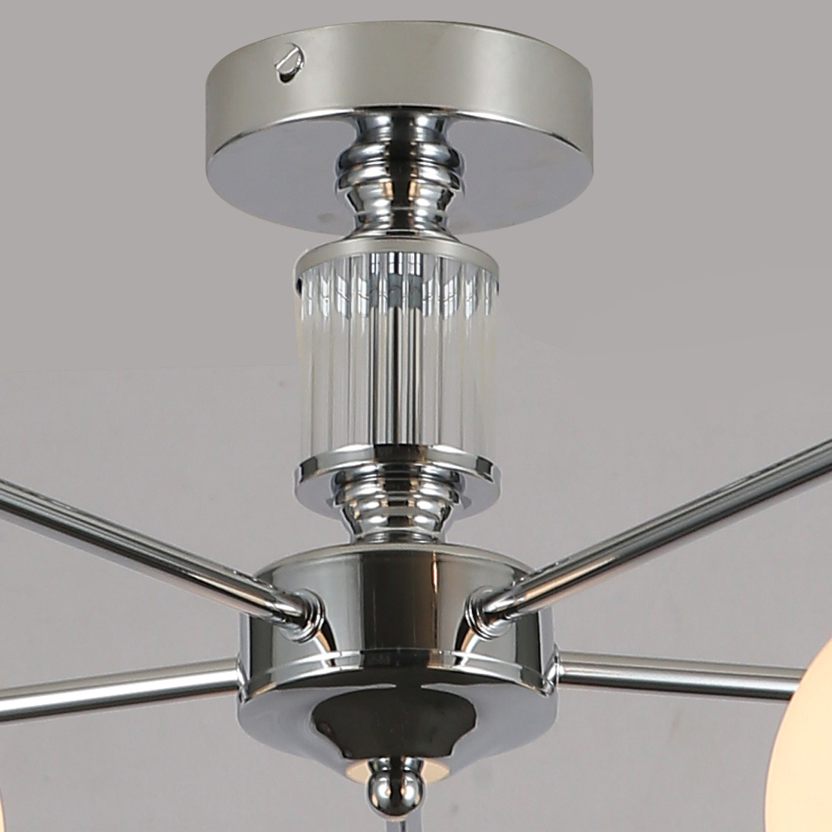 люстра на штанге illumico il0064-5c-79 cr
