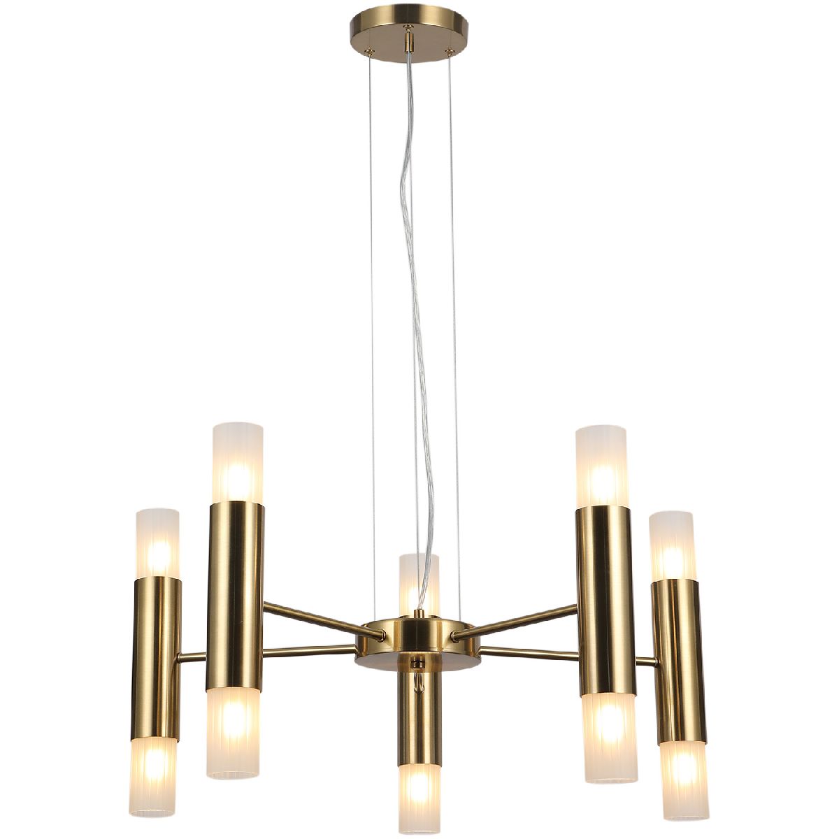 подвесная люстра illumico il0314-10p-79 brass