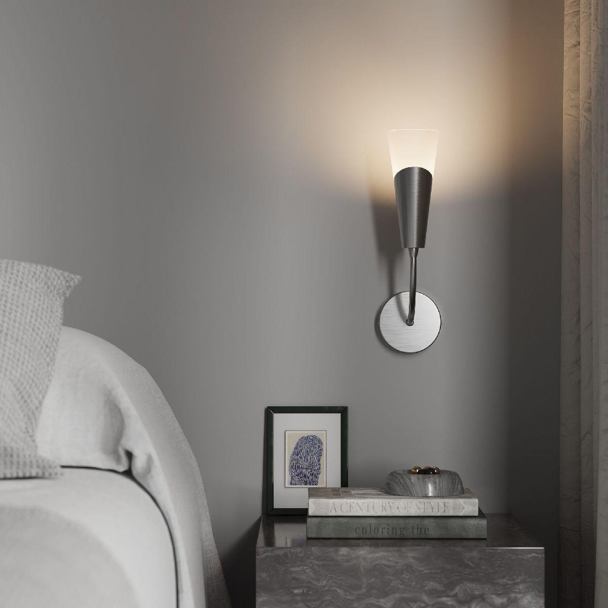 бра eurosvet 60167/1 никель a068282