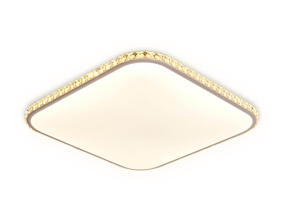 потолочный светодиодный светильник ambrella light original crystal ff75