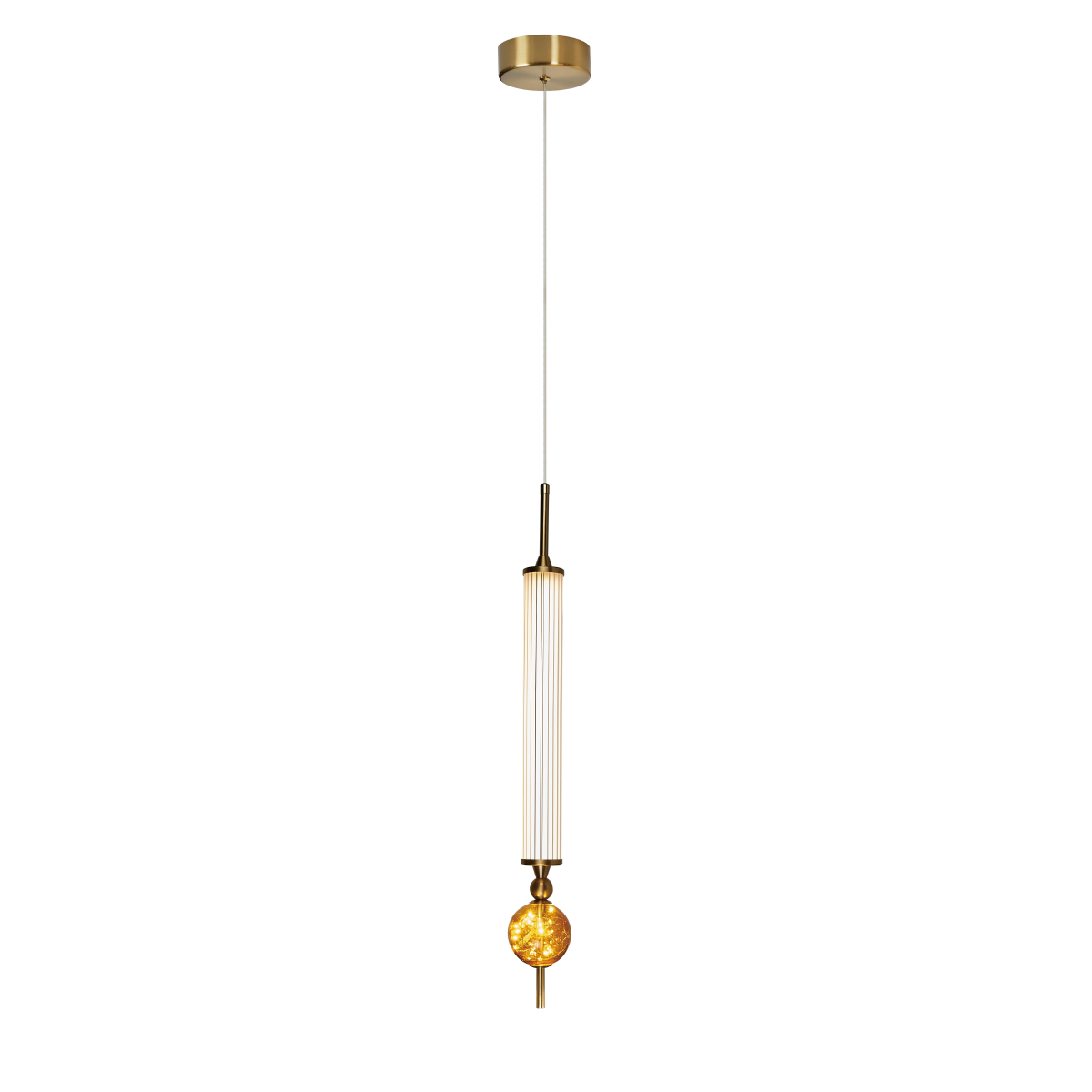 подвесной светильник delight collection od2503-1 gold