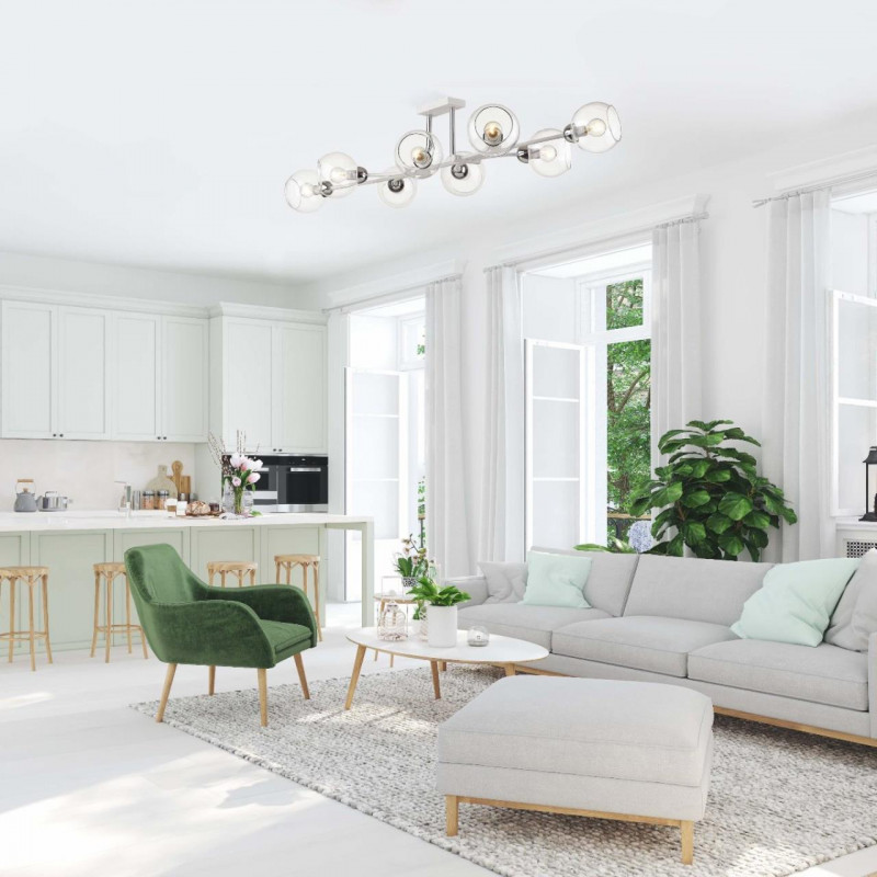 люстра на штанге lumion 4517/8c