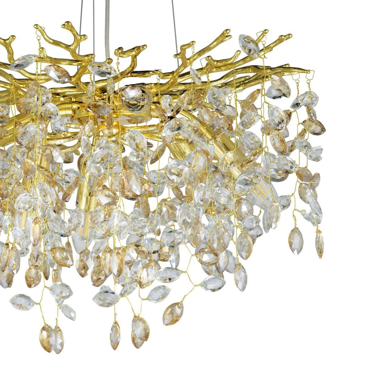 подвесная люстра lumina deco brevia ldp 8027-500 gd