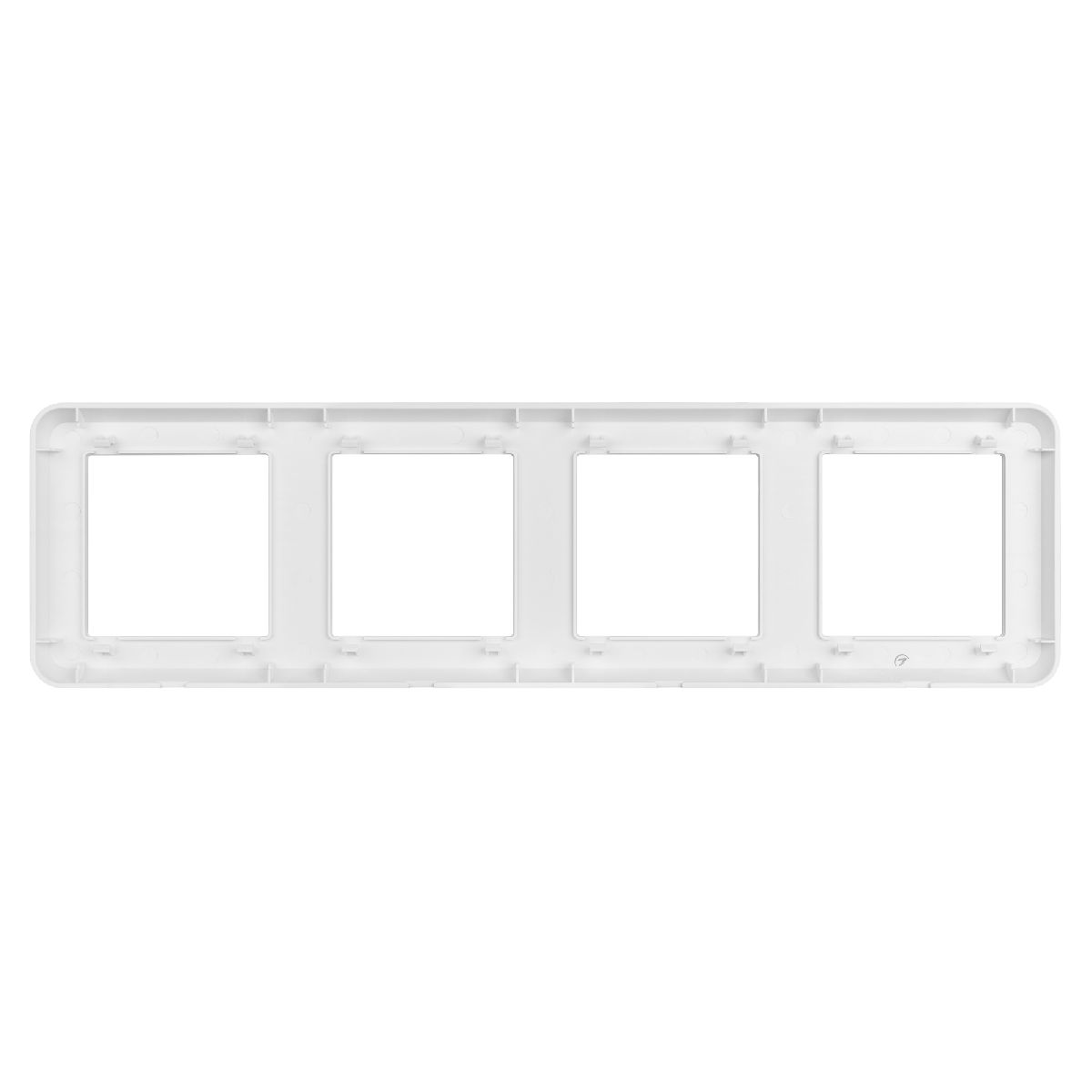 рамка четырехместная arlight frm-versa-pl-4-wh 045187
