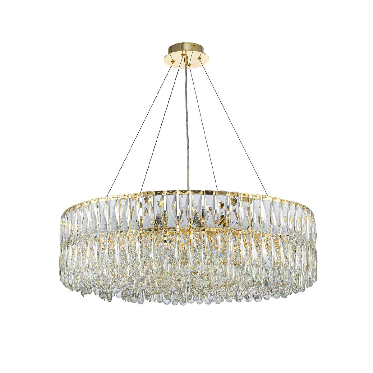подвесная люстра indigo vortice 12050/18p gold v000598