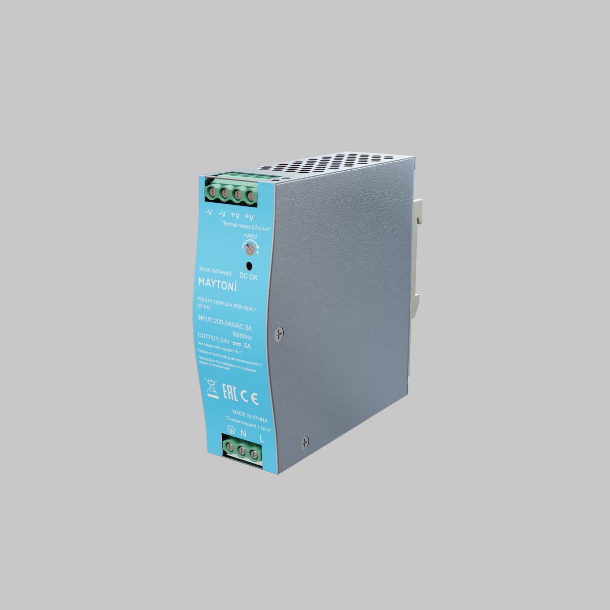 блок питания maytoni psl015 120вт dc24в ip20 821012