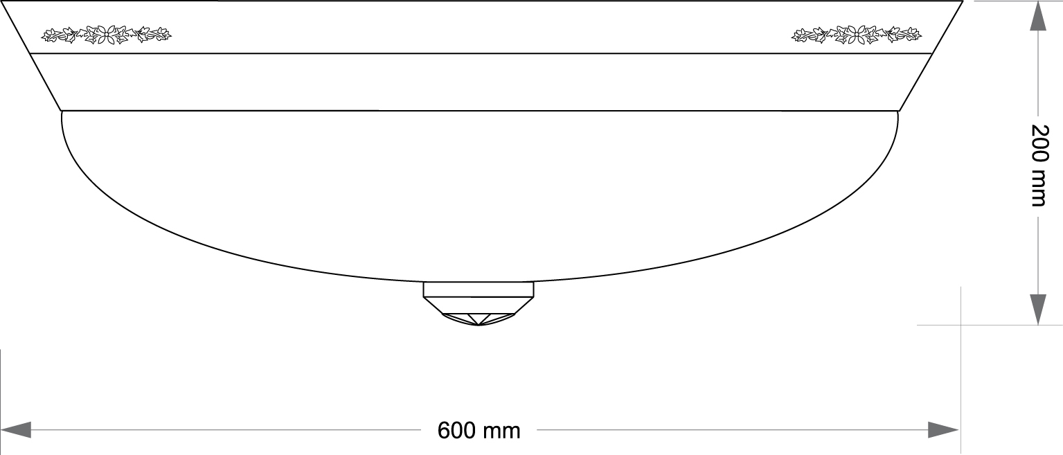потолочная люстра kutek bellagio bel-pl-3(p)cr