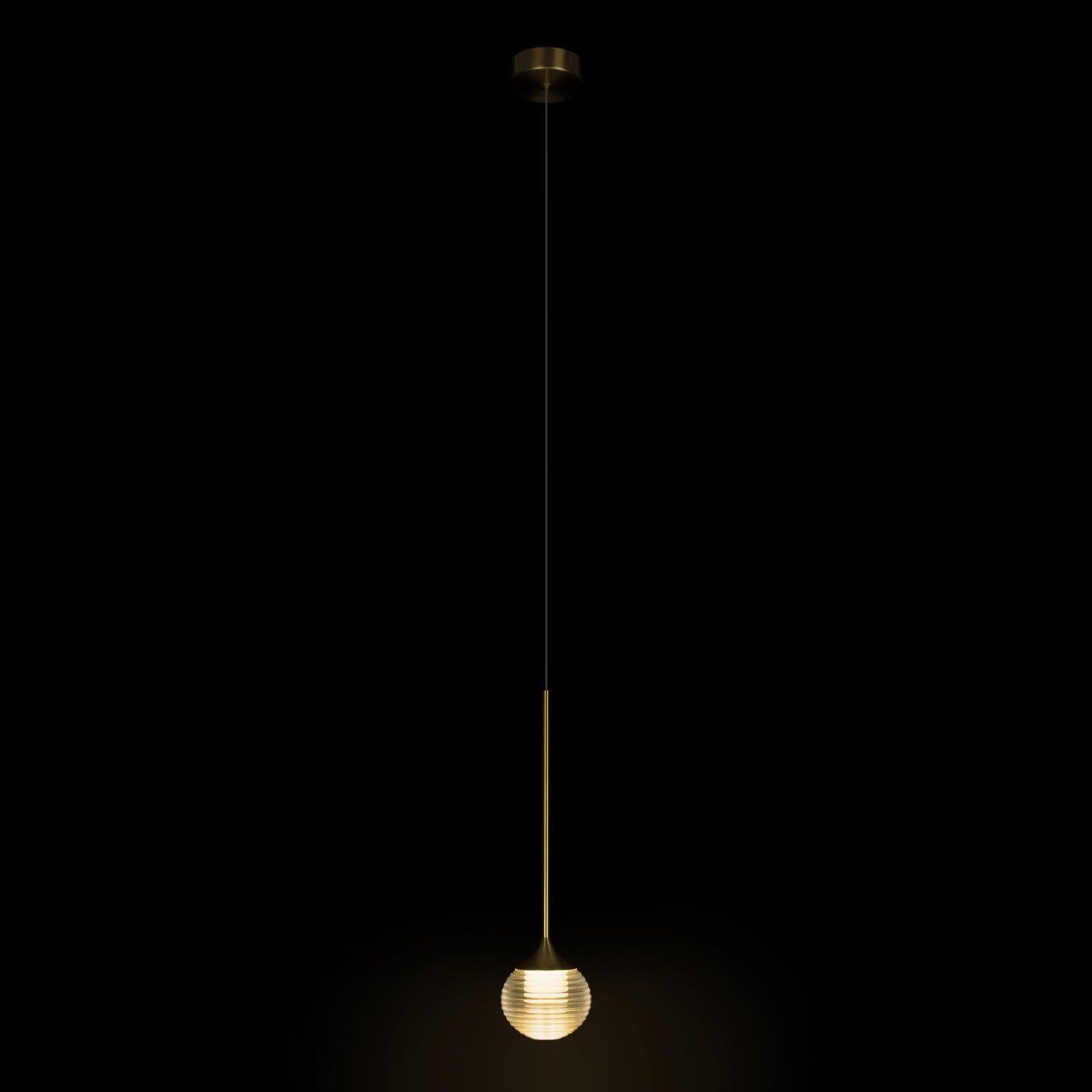 подвесной светодиодный светильник loft it algorithm 10251 gold