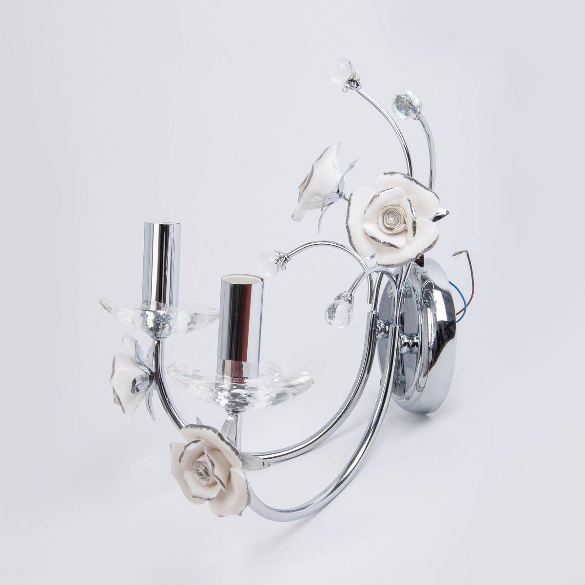бра abrasax annika 2031/2(chrome)