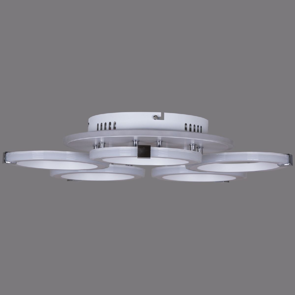потолочная люстра reluce 06319-3.3-05 wh+cr (rgb)