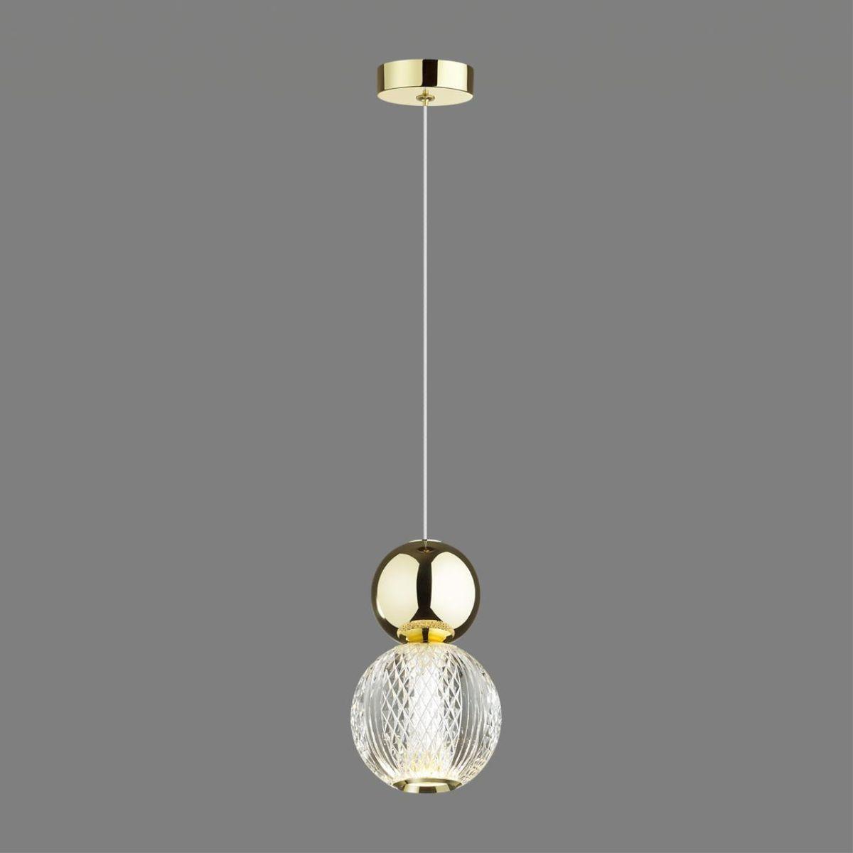 подвесной светодиодный светильник odeon light crystal 5008/7l