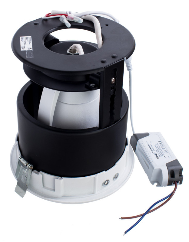 встраиваемый светильник arte lamp a3120pl-1wh