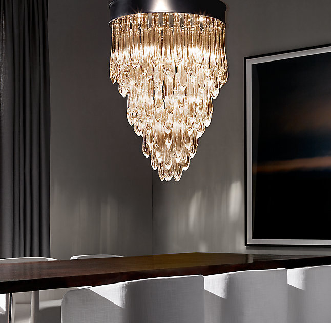 подвесная люстра delight collection tear drop glass 771196 (kg0547p-8a)