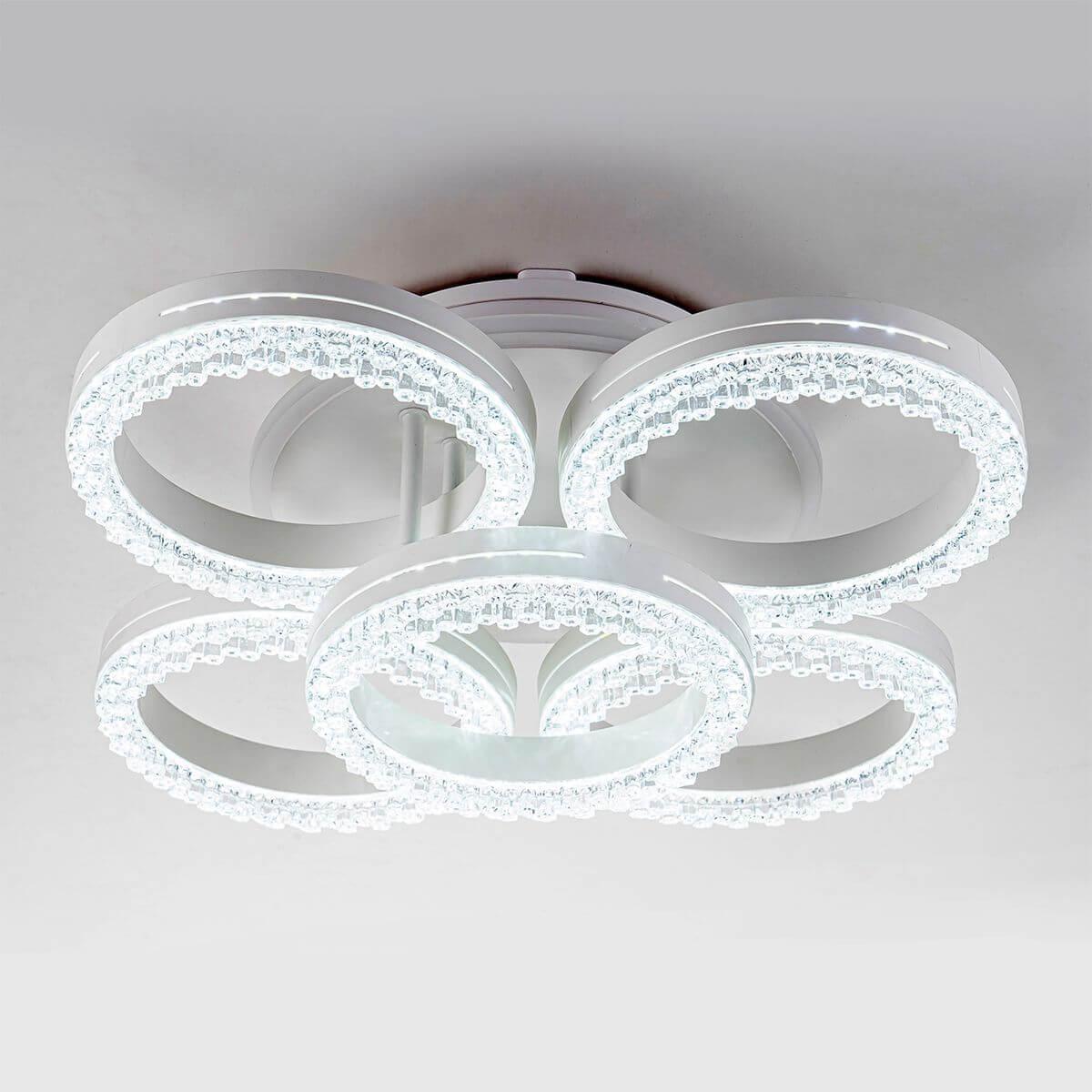 потолочная светодиодная люстра escada albus 10276/5led app