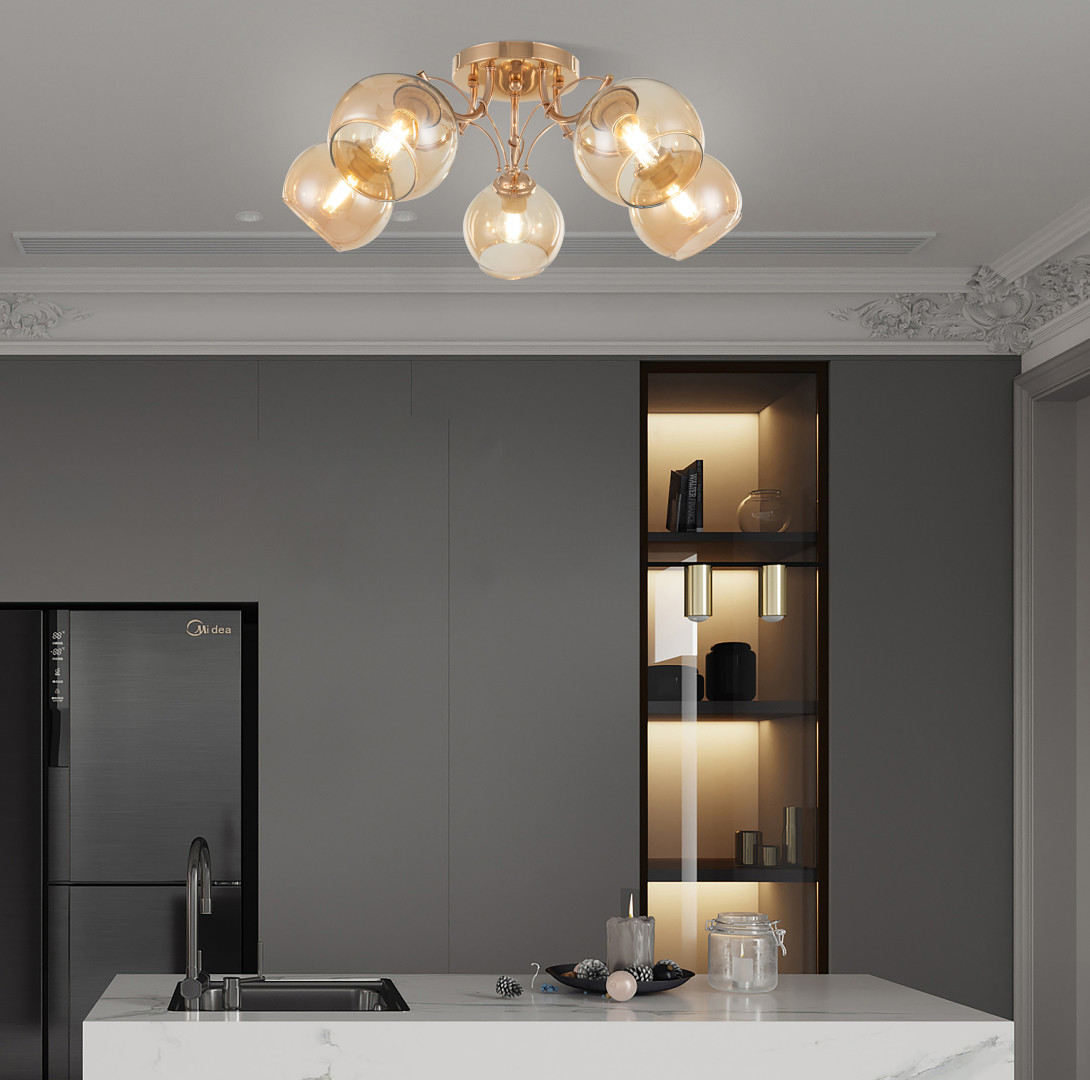 потолочная люстра arte milano napoli 330566/5 fgd