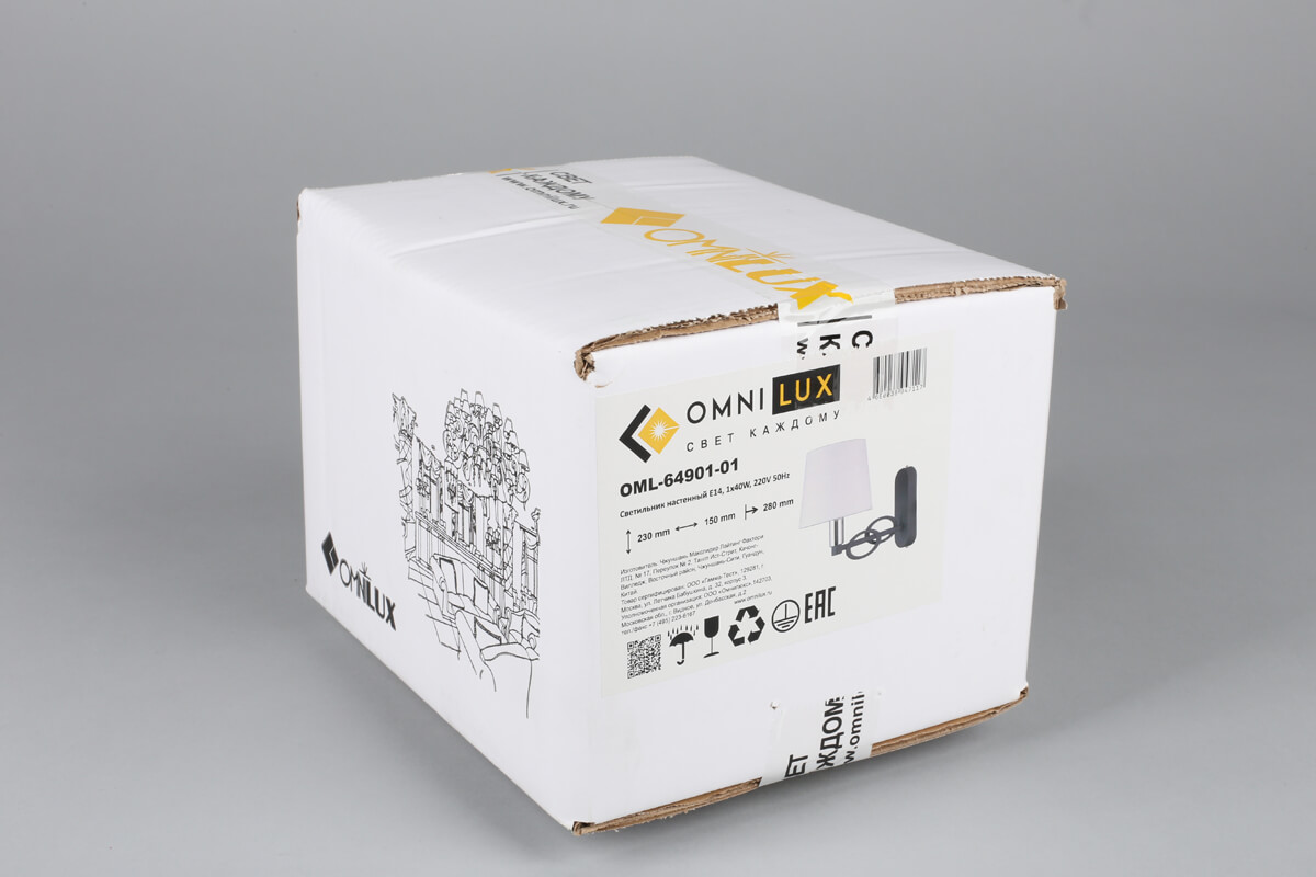 бра omnilux reggello oml-64901-01